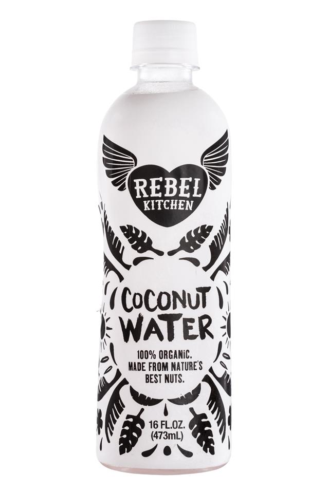Rebel Kitchen Coconut Water: RebelKitchen-CoconutWater-16oz-Front