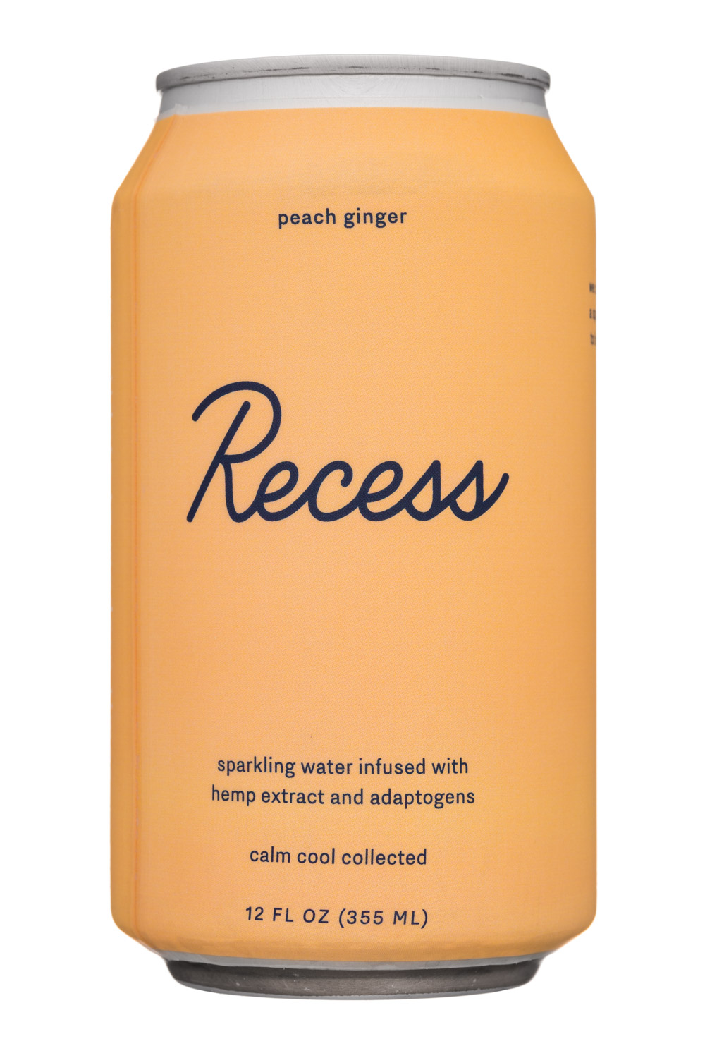 Recess: Recess-12oz-SparklingWater-PeachGinger-Front