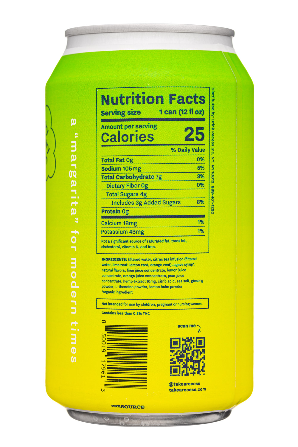 Recess: Recess-12oz-2022-ZeroProofMarg-Facts