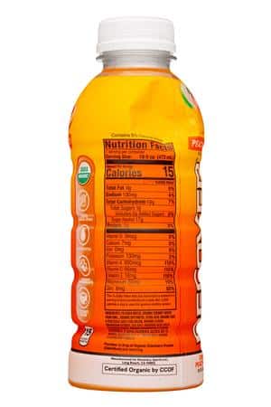Recover 180°: Recover180-16oz-2023-Hydration-PeachMango-Facts