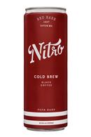 Red Barn Coffee Roasters: RedBarn-12oz-Nitro-ColdBrew-Black-Front