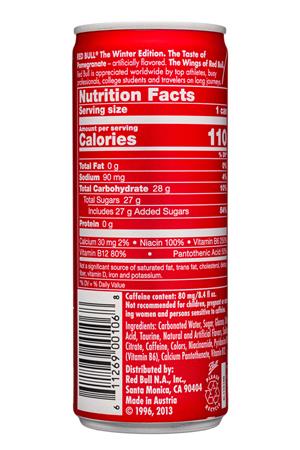 Red Bull Editions: RedBull-8oz-2021-WinterEdition-Pom-Facts