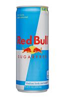 Red Bull Energy Drink: RedBull-8oz-Sugarfree-Front