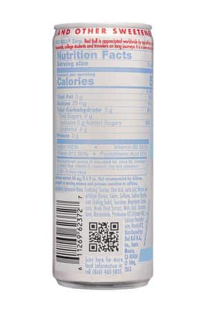 Red Bull Energy Drink: RedBull-8oz-2025-Zero-MonkFruit-Facts