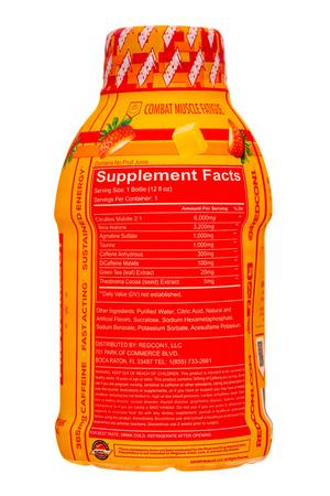 RedCon1: Redcon1-12oz-2024-TotalWar-Preworkout-StrawbMango-Facts
