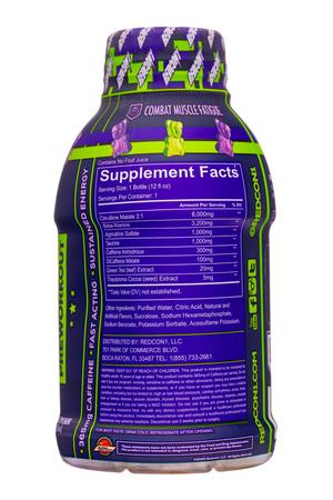 RedCon1: Redcon1-12oz-2024-TotalWar-Preworkout-SourGummyBear-Facts