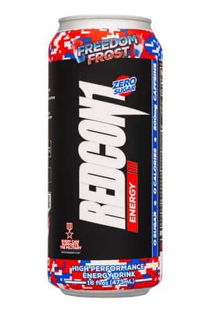 RedCon1: Redcon1-16oz-2023-Energy-FreedomFrost-Front