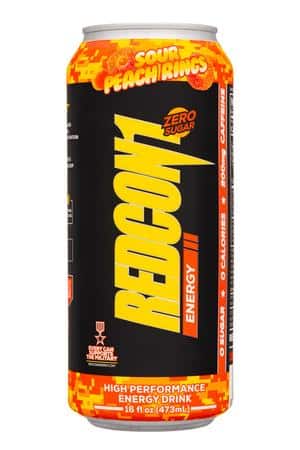 RedCon1: Redcon1-16oz-2023-Energy-SourPeachRings-Front