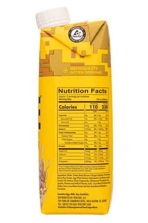 RedCon1: Redcon1-17oz-2023-MRE-ProteinShake-VanillaMilk-Facts