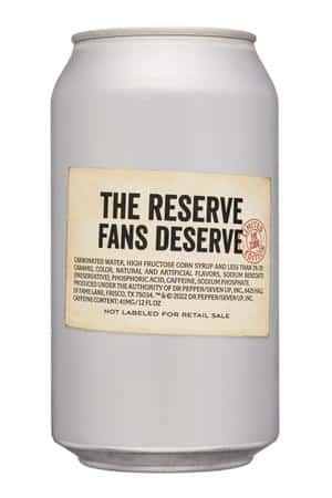 Dr Pepper: DrPepper-12oz-2022-FansvilleReserve-Facts