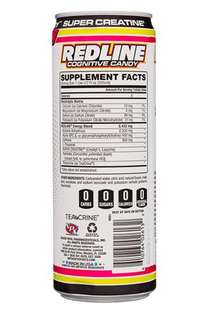 Redline Cognitive Candy: Redline-12oz-2021-CogCandy-Watermelon-facts