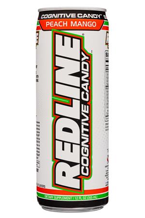Redline Cognitive Candy: Redline-12oz-2021-CogCandy-PeachMango-Front