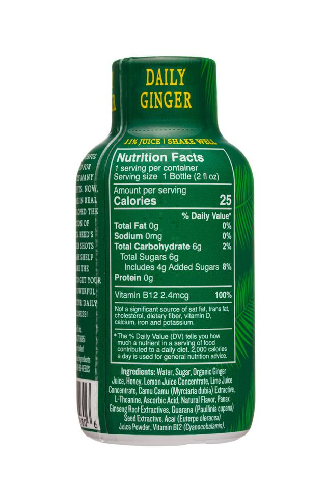 Reed's Ginger Brews: Reeds-2oz-2020-Shot-Ginger-Facts