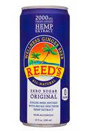 Reed's Ginger Brews: Reeds-10oz-WellnessGingerBeer-0Sugar-Front