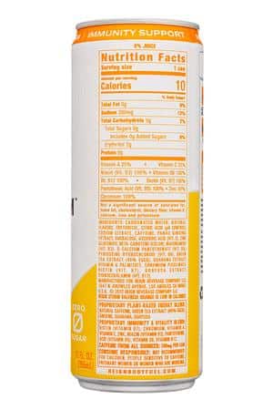 Reign Storm: Reign-12oz-2023-Storm-ValenciaOrange-Facts