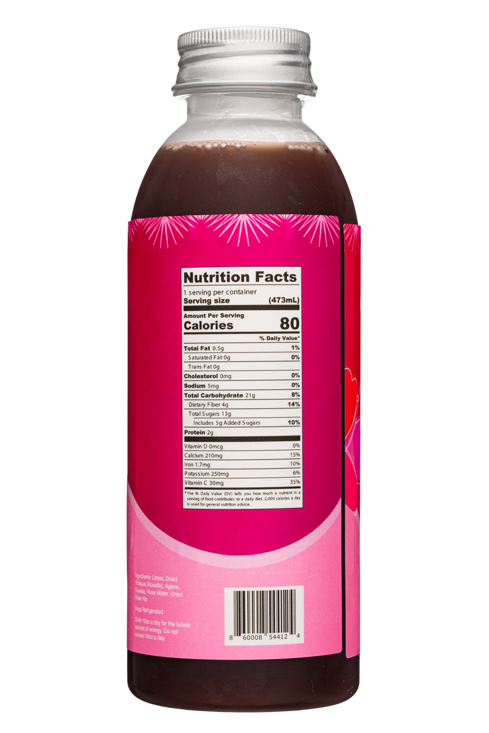 Rejuvenation: VeganQueenCuisine-16oz-2023-Rejuvination-Hibiscus-Facts
