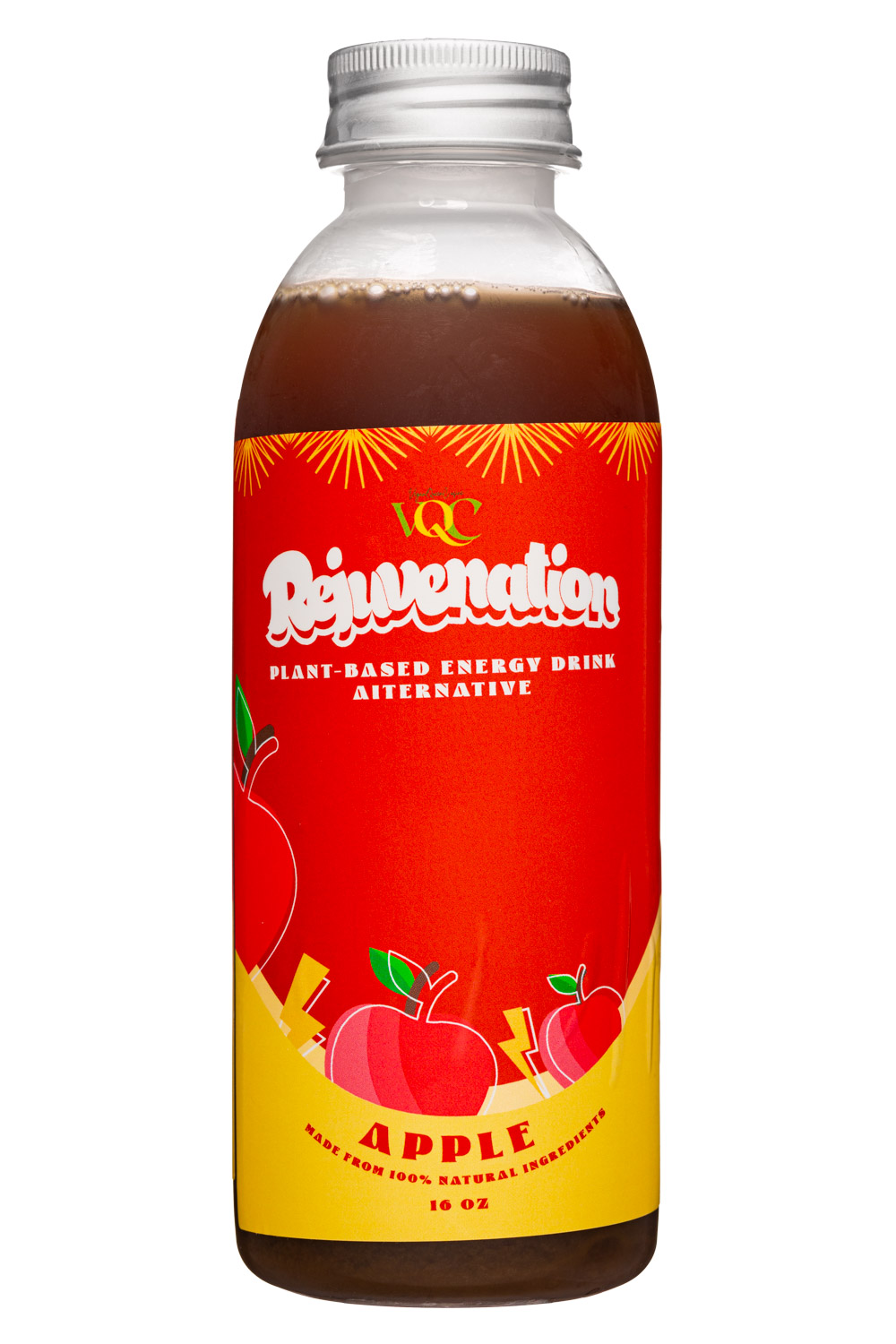 Rejuvenation: VeganQueenCuisine-16oz-2023-Rejuvination-Apple-Front