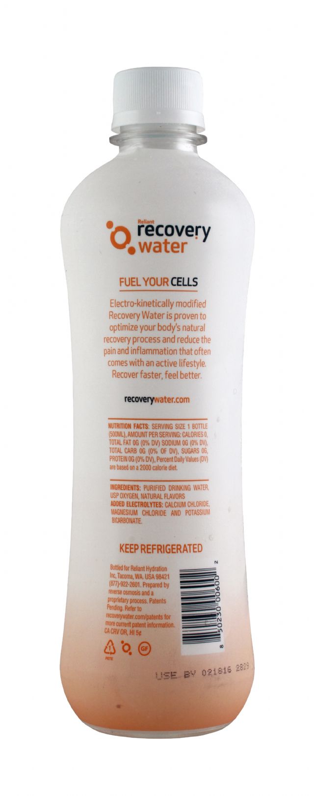 Reliant Recovery Water: Reliant Peach Facts
