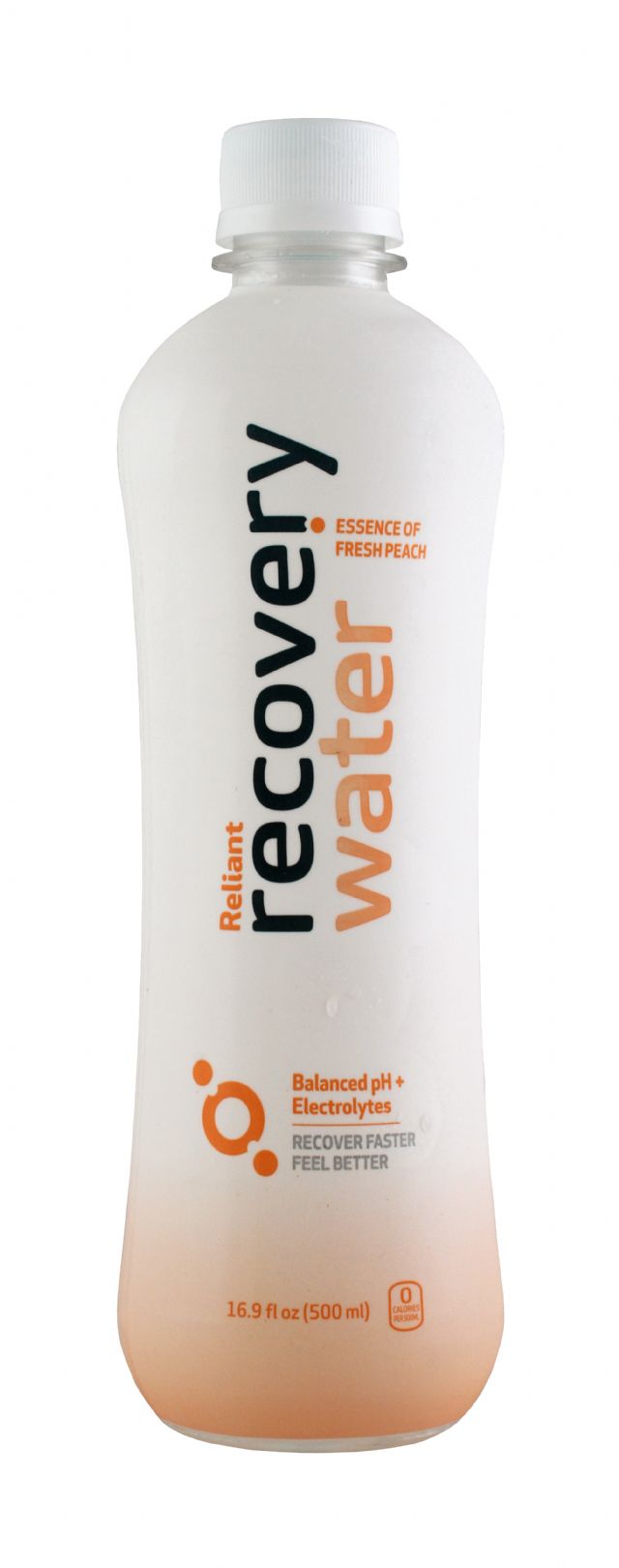Reliant Recovery Water: Reliant Peach Front
