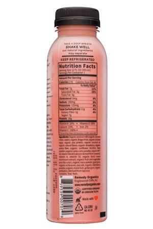 Remedy Organics: RemedyOrganics-12oz-2021-Protein-BerryImmunity-Facts