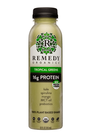Remedy Organics: Remedy-12oz-2025-TropicalGreens-Front