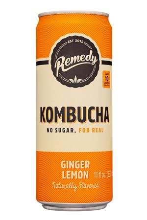 Remedy: Remedy-11oz-2021-Kombucha-GingerLemon-Front