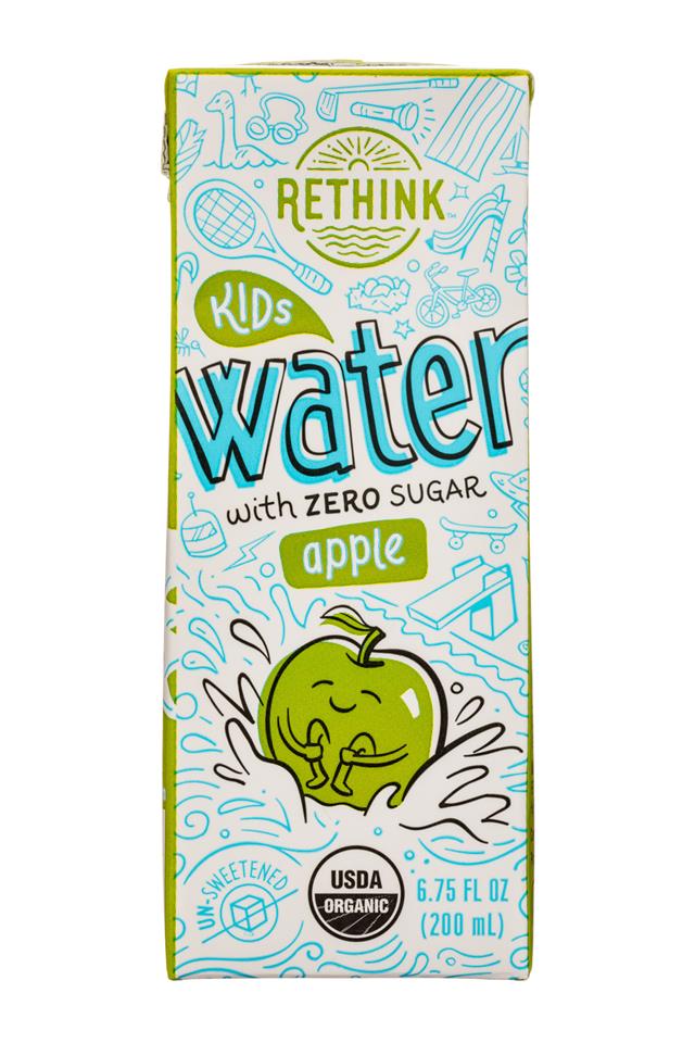 Rethink Water: Rethink-7oz-KidsWater-Apple-Front