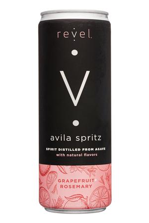 Revel Spirits: Revel-12oz-2022-AvilaSpritz-GrapefruitRosemary