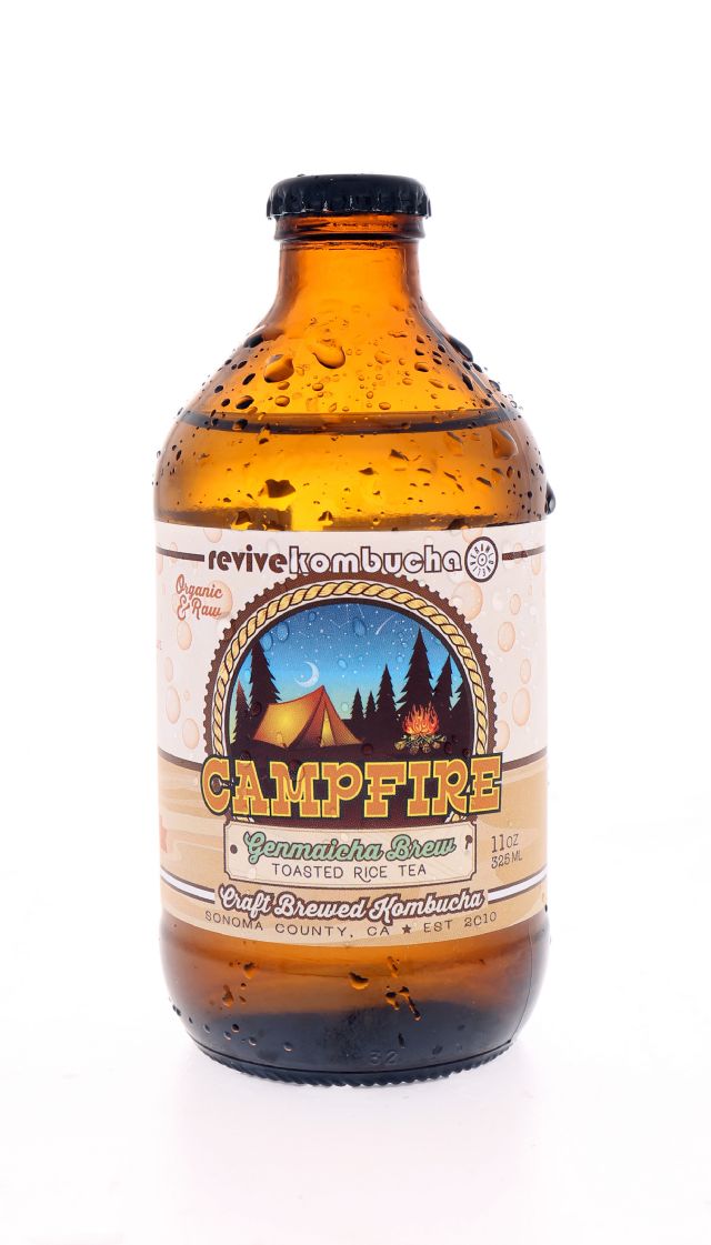 Revive Kombucha: Revive Campfire Front