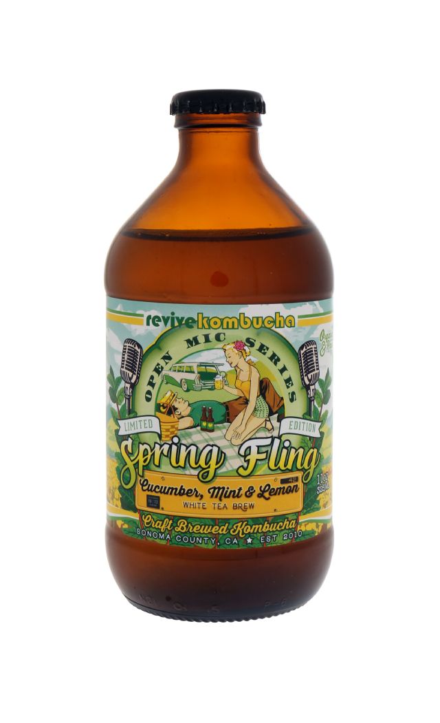 Revive Kombucha: Revive SpringFling Front