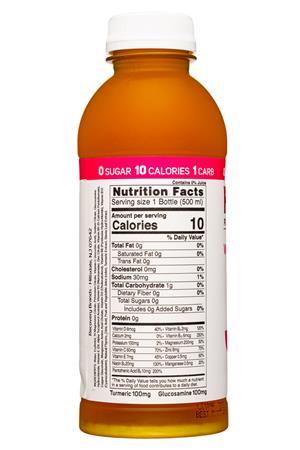 Rez Plant-Based Hydration: Rez-17oz-2021-ImmuneSupport-WatermelonPeach-Facts