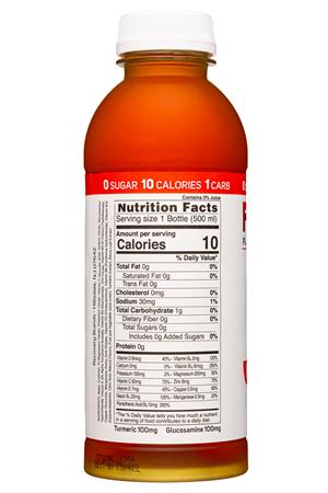 Rez Plant-Based Hydration: Rez-17oz-2021-ImmuneSupport-FruitPunch-Facts