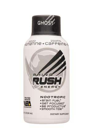 Rhino Rush Energy: RhinoRush-59ml-2024-Nootropic-Ghost-Front