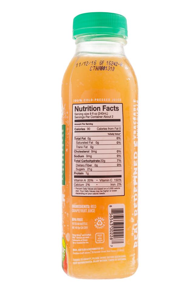 Ripe Craft Juice: RipeCraft-Juice-RedGrapefruit-Facts