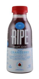Ripe Craft Juice: Ripe UnsweetCran Front