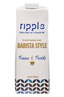 Ripple Foods: Ripple-32oz-BaristaStyle-PBMilk-Front