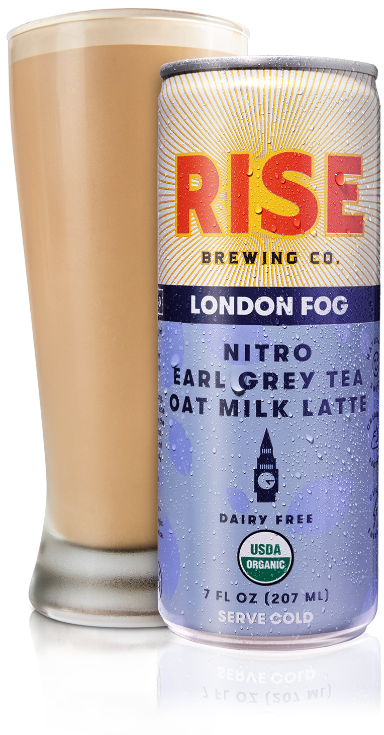 London Fog Nitro: Earl Grey Tea Oat Milk Latte