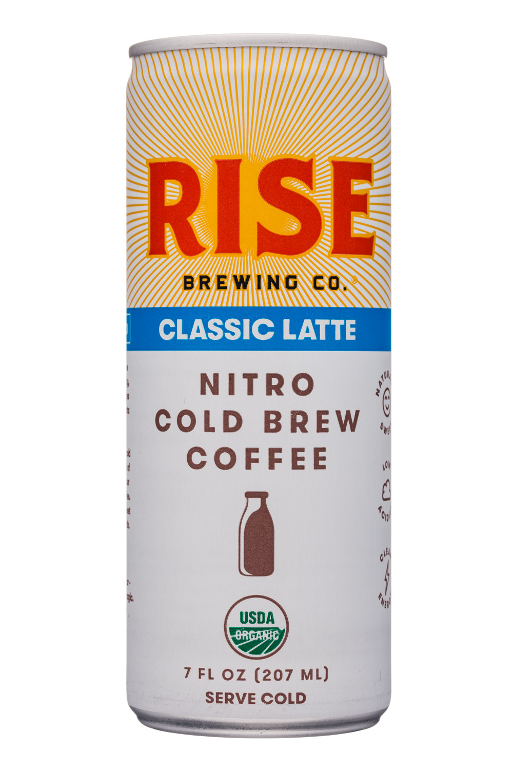 Rise Brewing Co.: Rise-7oz-NitroLatte-Classic-Front