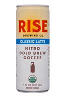 Rise Brewing Co.: Rise-7oz-NitroLatte-Classic-Front