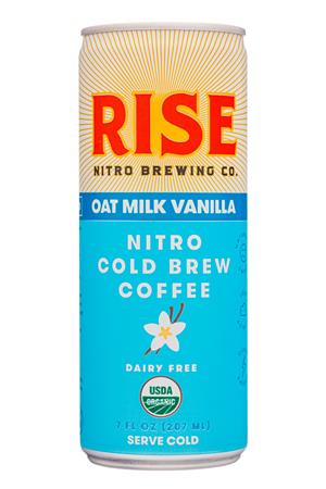 Rise Brewing Co.: Rise-7oz-2021-NitroCoffee-OatMilkVanilla-Front