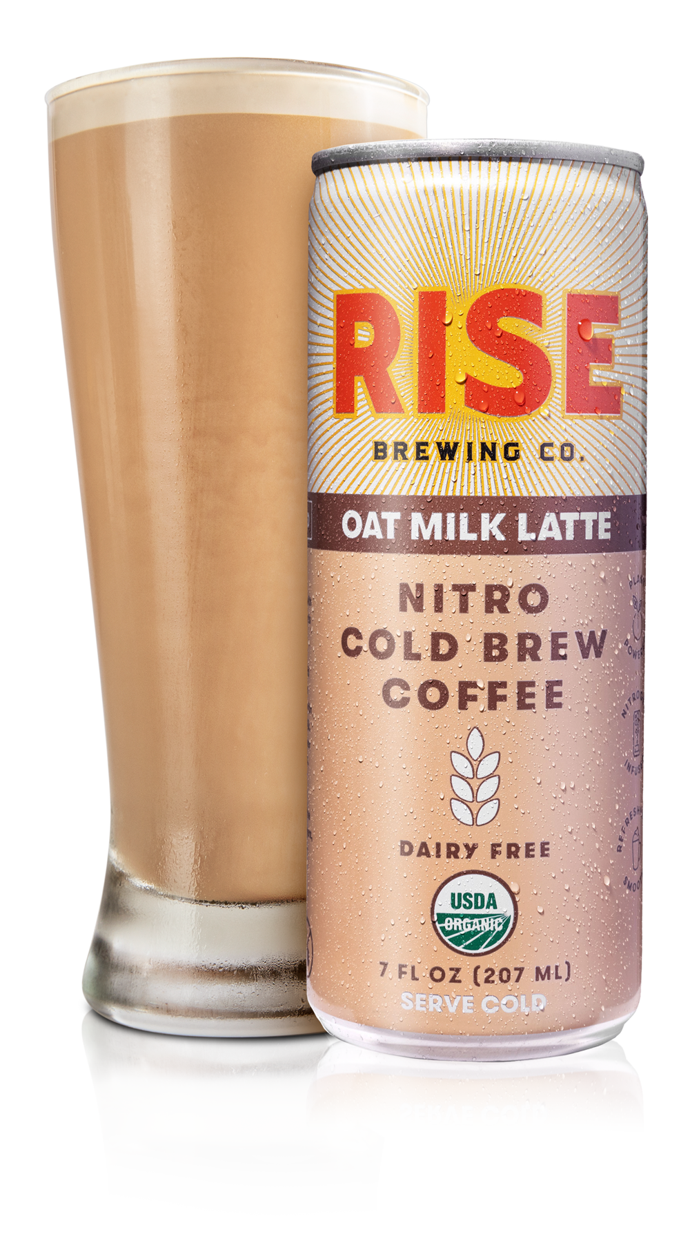 Rise Brewing Co.: Photo of Oat Milk Nitro Latte - Rise Brewing Co. (uploaded by company)