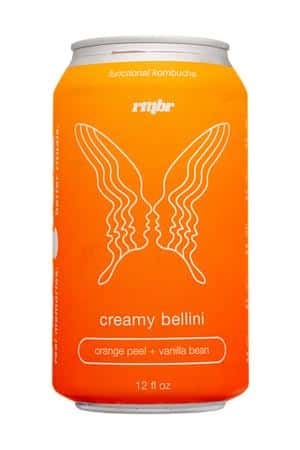 rmbr: rmbr-12oz-2025-Kombucha-CreamyBellini-Front