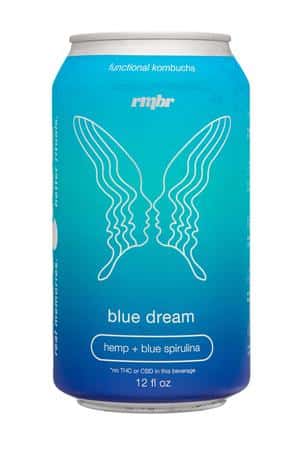 rmbr: rmbr-12oz-2025-Kombucha-BlueDream-Front