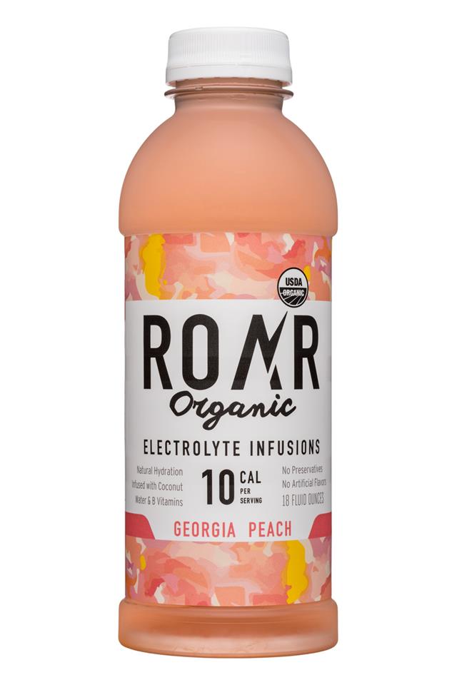 Roar: Roar-18oz-Organic-GeorgiaPeach-Front