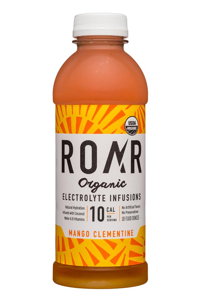 Roar: Roar-Organic-18oz-Electrolyte-MangoClementine-Front