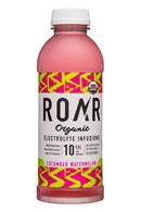 Roar: Roar-Organic-18oz-Electrolyte-CucumberWatermelon-Front