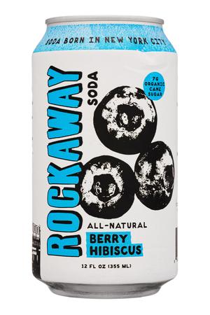 Rockaway Soda: Rockaway-12oz-2024-Soda-BerryHibiscus-Front