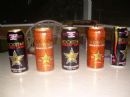 5 Rockstar cans 