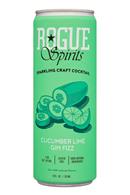 Rogue Spirits: Rogue-12oz-Spirits-SparklingCraftCocktail-CucumberLimeGinFizz