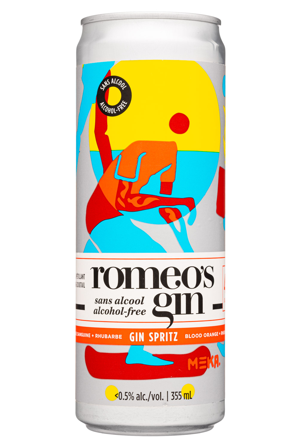Romeo's Gin: RomeosGin-355ml-2022-AlcFreeGin-GinSpritz